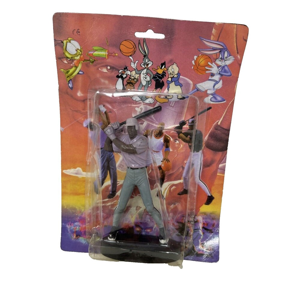 Vintage Michael Jordan Space Jam Baseball Leaguer Action Figure with BOX RARE